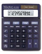Vector, kalkulator, czarny, 10 cyfrowy wyświetlacz