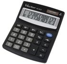 Vector, kalkulator, czarny, 12 cyfrowy wyświetlacz