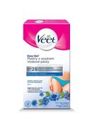 Veet, plastry z woskiem do depilacji bikini dla skóry wrażliwej, 16 szt.