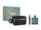 Versace, Eros, zestaw: woda toaletowa, spray, 100 ml + woda toaletowa, spray, 10 ml + kosmetyczka