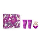 Versace, zestaw: Purple, woda perfumowana, 50 ml + balsam do ciała, 50 ml + żel pod prysznic, 50 ml