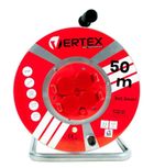 Vertex, przedłużacz bębnowy, 3-2,5mm, 50m, czarny