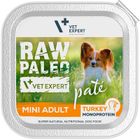 VetExpert, Raw Paleo, Adult, indyk, pasztet, karma mokra dla psów, 150g