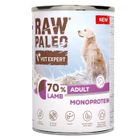 VetExpert, Raw Paleo, Jagnięcina, Adult, mokra kara dla psów, 400g