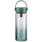Vialli Design, Fuori, butelka z podwójną ścianką i zaparzaczem, zielona, 350 ml