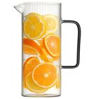 Vialli Design, Livio, dzbanek ryflowany z szarym uchem, 1500 ml