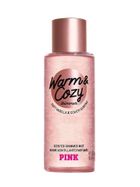 Victoria's Secret, Pink Warm & Cozy, Shimmer mgiełka do ciała z brokatem, 250 ml