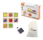 Viga, Owoce i warzywa, drewniane puzzle magnetyczne