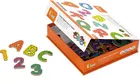 Viga Toys, Literki i cyferki, klocki magnetyczne, 77 elementów