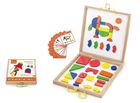 Viga Toys, Magnetyczna układanka w walizce, 55 elementów