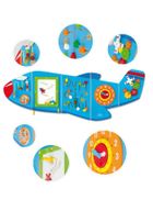 Viga Toys, Samolot, sensoryczna tablica manipulacyjna