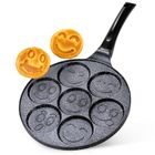 Vilde, Basic Line, patelnia do jajek, granitowa, 7 otworów, 26 cm