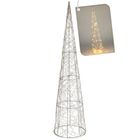 Vilde, choinka świecąca stożek, złota, 40 LED, 80 cm