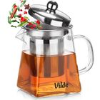 Vilde, dzbanek z zaparzaczem do herbaty, żaroodporny, szklany, 330 ml