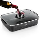 Vilde, Granitica, brytfanna granitowa z pokrywką, 3,5l, 35-23-12 cm