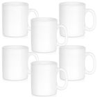 Vilde, kubki szklane, białe, 300 ml, 6 szt.