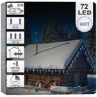 Vilde, kurtyna świetlna girlanda, zewnętrzna, ciepły biały, sople lodu, 72 led, 6.9 m