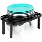 Vilde, półka kuchenna, czarna, 31-22-14,5/11,5 cm