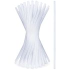 Vilde, słomki do napojów, przezroczyste, 50 szt., 22 cm