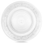 Vilde, talerz obiadowy płytki, szklany, patera, 25 cm