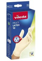 Vileda, Natural Latex, rękawice lateksowe, rozmiar M/L, 10 szt.