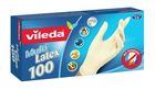 Vileda, Natural Latex, rękawice lateksowe, rozmiar S/M, 100 szt