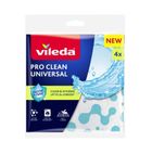 Vileda, Pro Clean, ściereczka uniwersalna z enzymami, 4 szt.