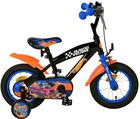 Volare, Hot Wheels, rower, czarno-niebieski, 12"