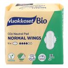 Vuokkoset, 100% BIO, podpaski ze skrzydełkami, normal, 12 szt.