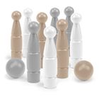 Wader, Biszkoptowa Chmurka, zestaw do gry w kręgle, 11 elementów