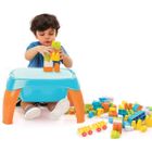 Wader, Play Table with Blocks, stolik wielofunkcyjny, 42 elementy