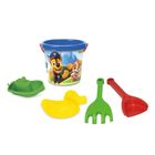 Wader, Psi Patrol, zestaw do piasku z wiaderkiem, 5 elementów