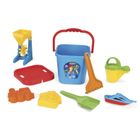 Wader, zestaw do piasku z wiaderkiem, 9 elementów