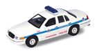 Welly, samochód Ford Crown Victoria, policja, biały
