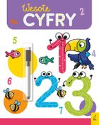 Wesołe cyfry. Flamaster suchościeralny. Wesoła nauka