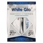 White Glo, Diamond Series System, zestaw, wybielająca pasta do zębów, 100 ml + wybielający żel do zębów, 50 ml + nakładka na zęby