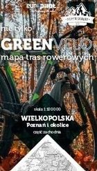 Wielkopolska. Poznań i okolice. Część zachodnia. Mapa tras rowerowych