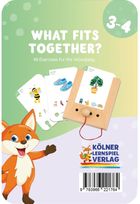 WiemTo, Co Pasuje do Obrazka, karty edukacyjne, 3-4 latka