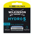 Wilkinson, Hydro 5 Skin XXL Hydration, wkład z 5 ostrzami, 12 szt.