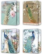 W&K, torebka prezentowa, Paw, M, 1 szt.