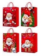 W&K, torebka prezentowa, świąteczna, rozmiar L, 1 szt.