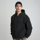 Wodoodporna kurtka anorak z kapturem o kroju boxy NOWEAR