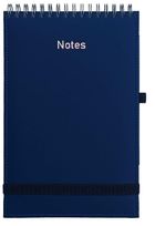 Wokół Nas, Vivella, notes A5, na spirali, z gumką, granatowy, 1 szt.