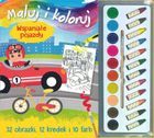 Wspaniałe pojazdy. Maluj i koloruj