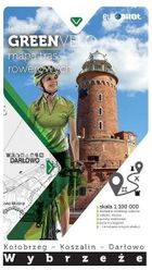 Wybrzeże środkowe. Mapa tras rowerowych