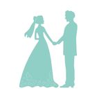 Wykrojnik, młoda para, 5-6.6 cm