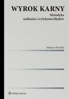 Wyrok karny. Metodyka unikania i wytykania błędów