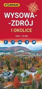Wysowa-Zdrój i okolice. Mapa turystyczna w skali 1: 35 000