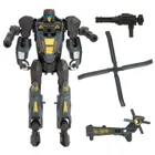 X-Warrior, helikopter, robot transformujący, szary