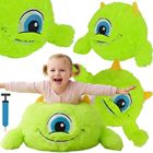 Xqmax, piłka pluszowa emoji z rączkami, zielona, 40 cm